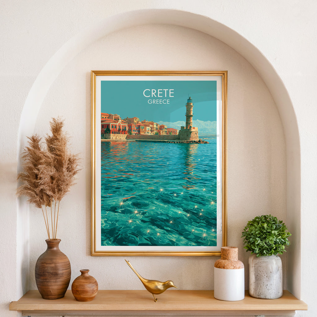 Le port de Chania, Crète, Grèce