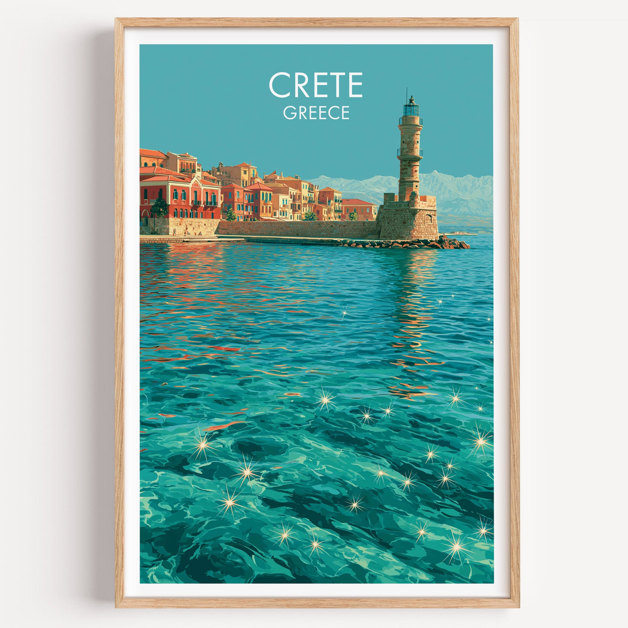 Le port de Chania, Crète, Grèce