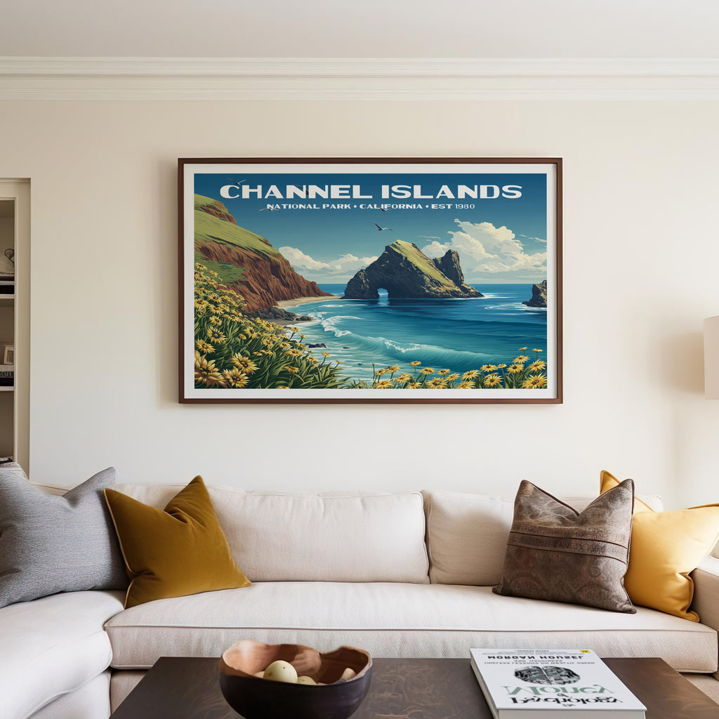 Channel Islands National Park Horizontal Vintage Art