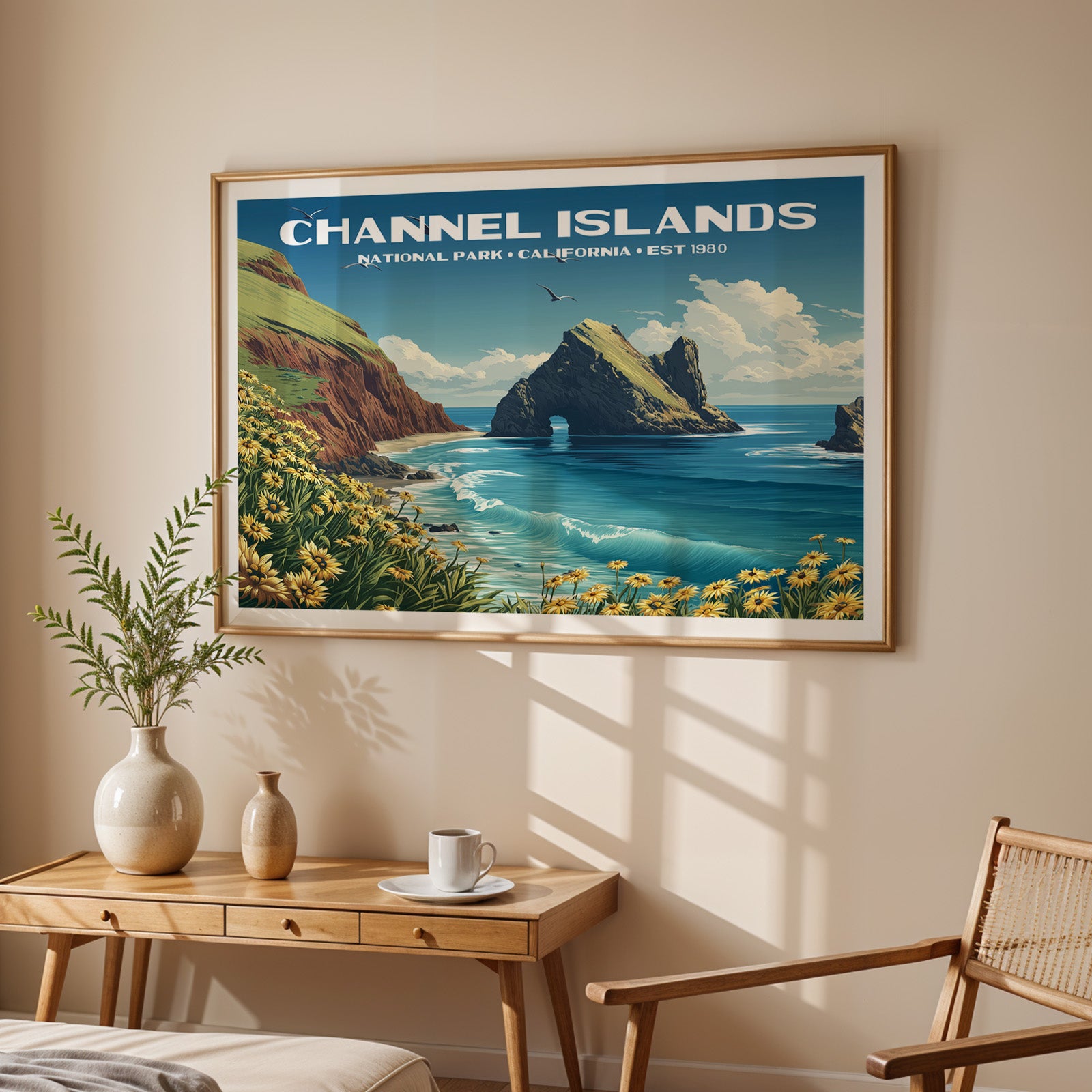 Channel Islands National Park Horizontal Vintage Art