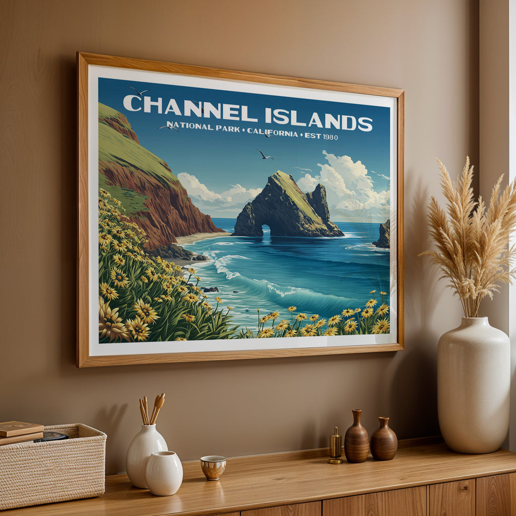 Channel Islands National Park Horizontal Vintage Art