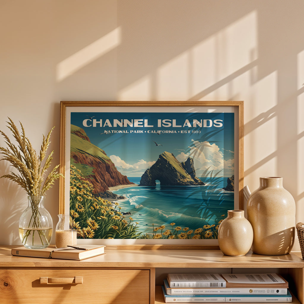 Channel Islands National Park Horizontal Vintage Art