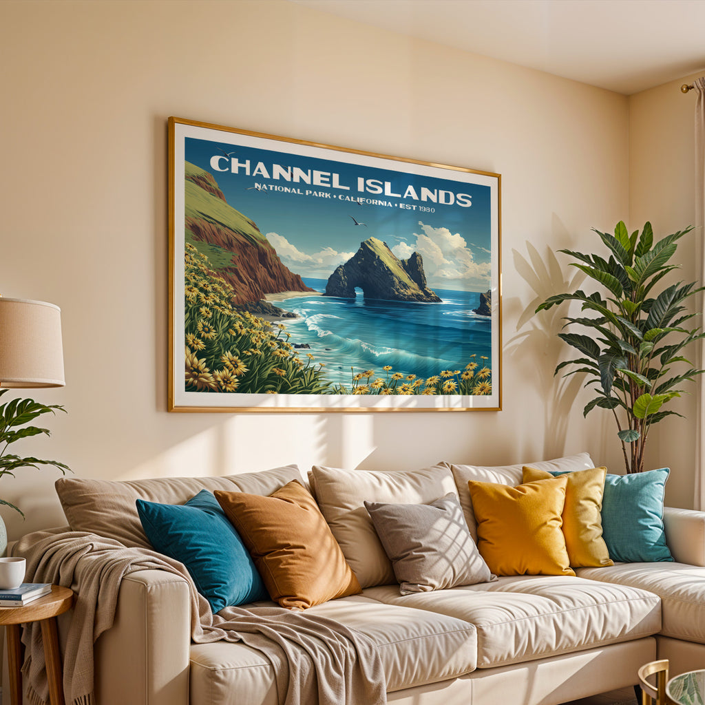 Channel Islands National Park Horizontal Vintage Art
