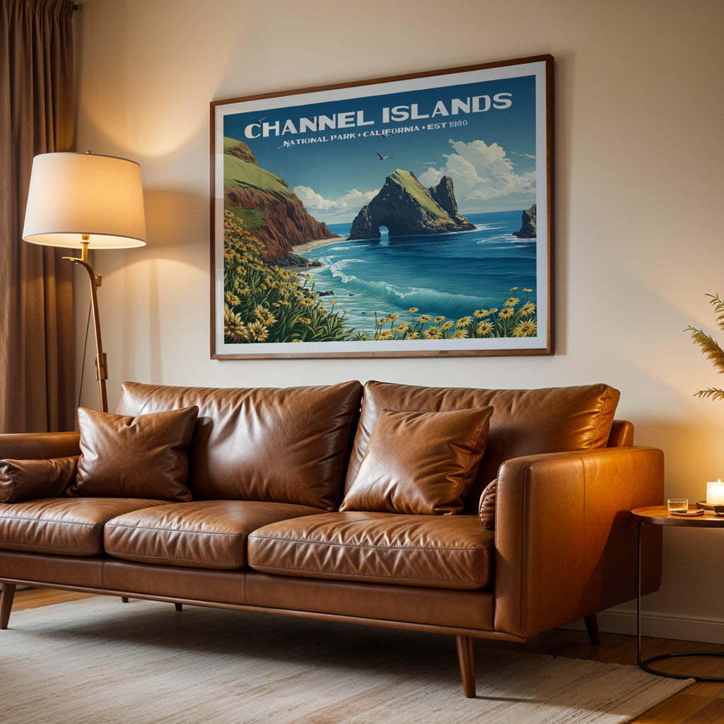 Channel Islands National Park Horizontal Vintage Art