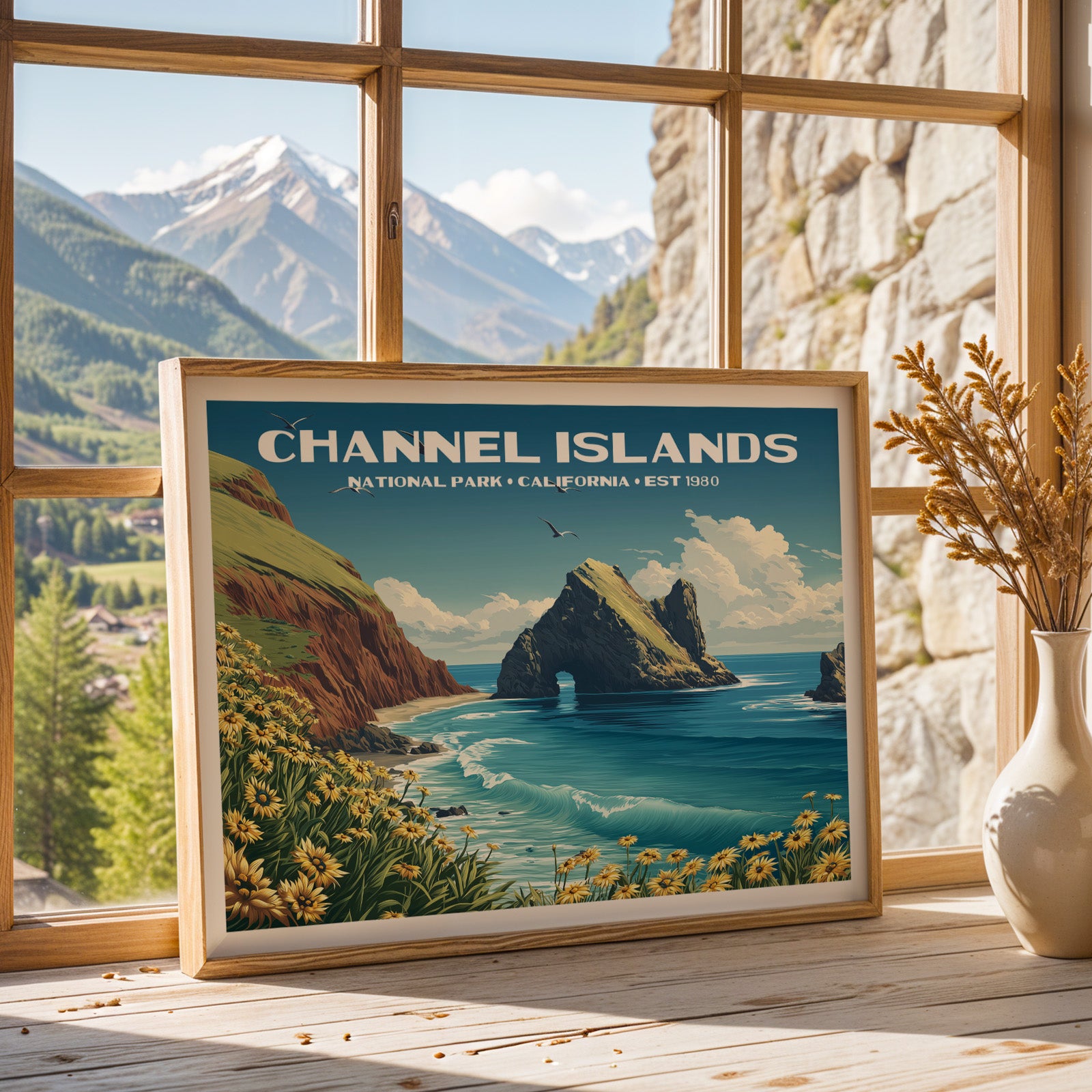 Channel Islands National Park Horizontal Vintage Art