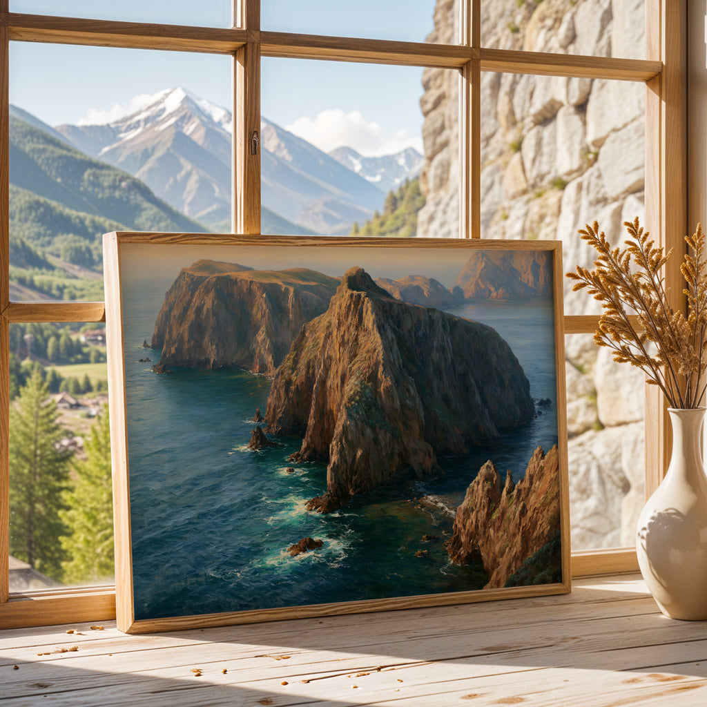 Channel Islands National Park Classical Oil Painting