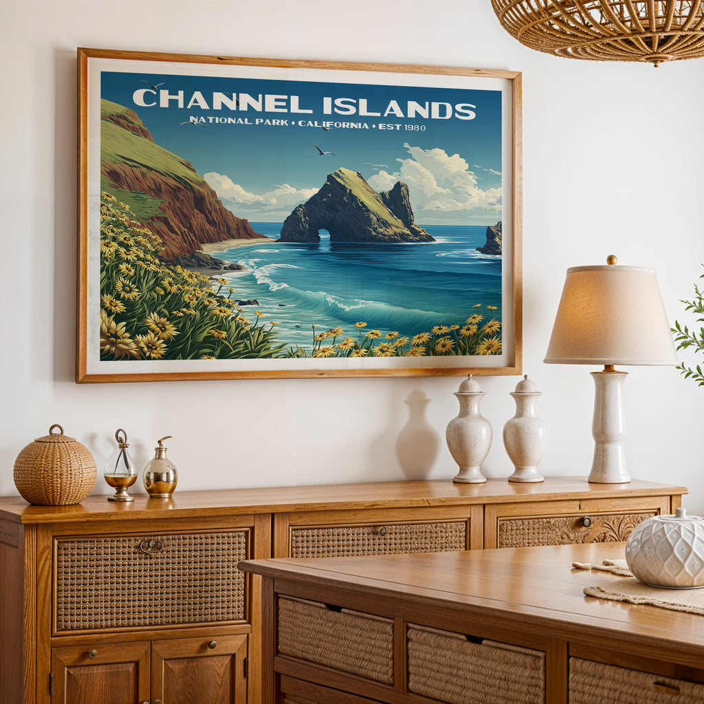 Channel Islands National Park Horizontal Vintage Art