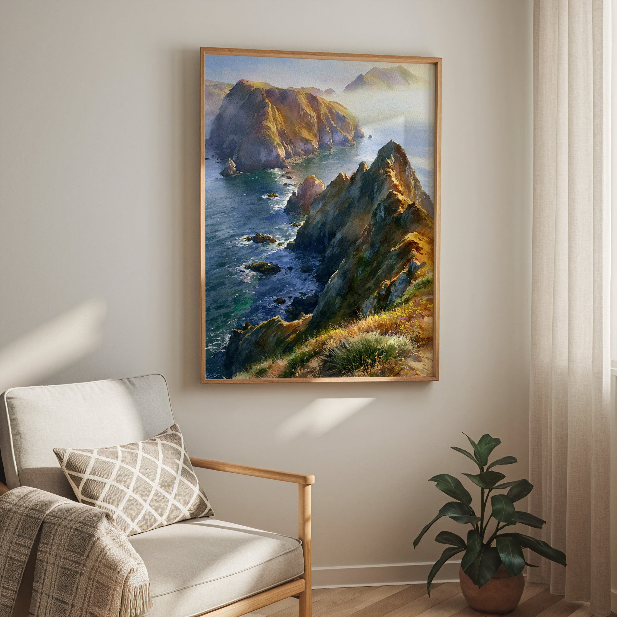 Channel Islands National Park Watercolor Art