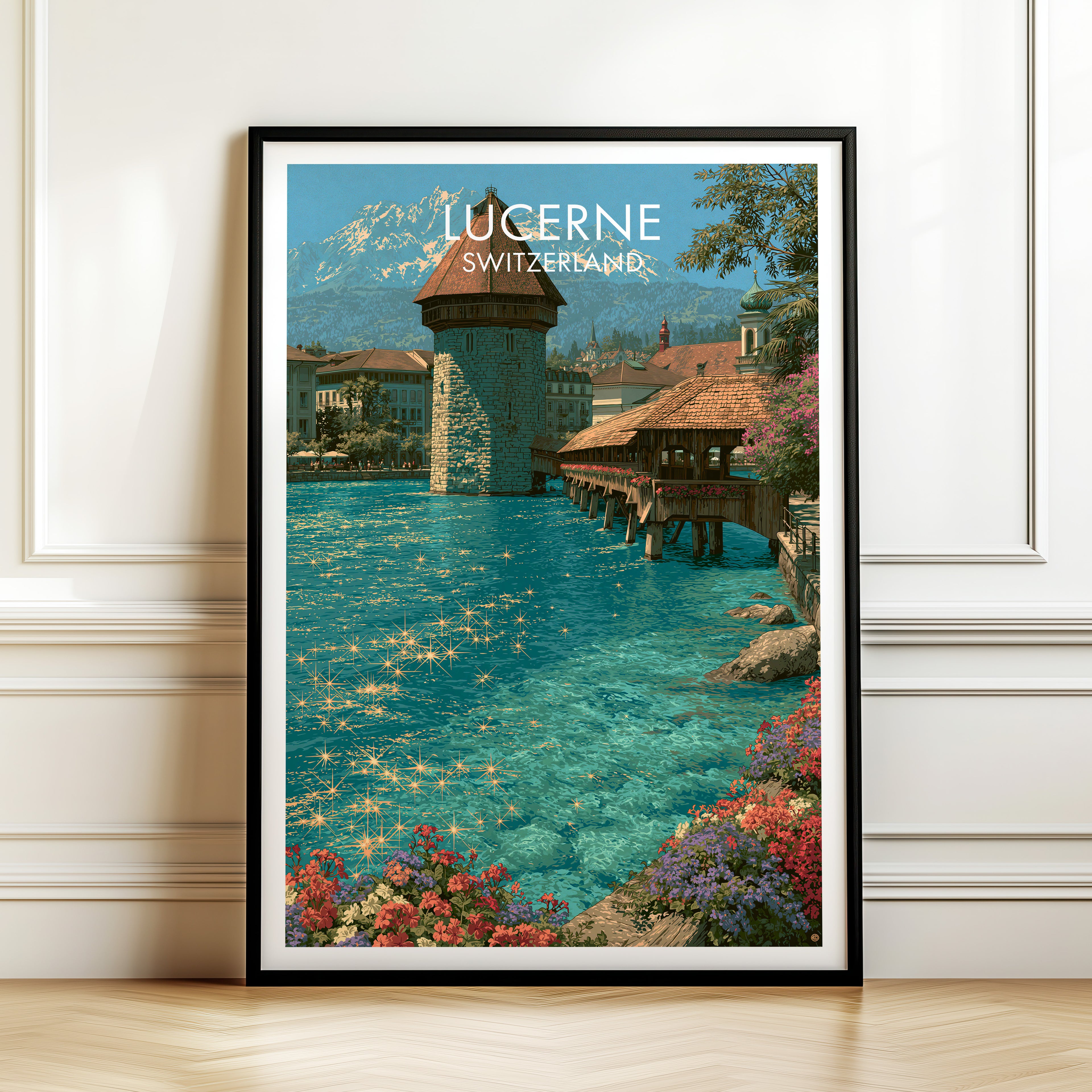 Pont de la Chapelle Lucerne Suisse