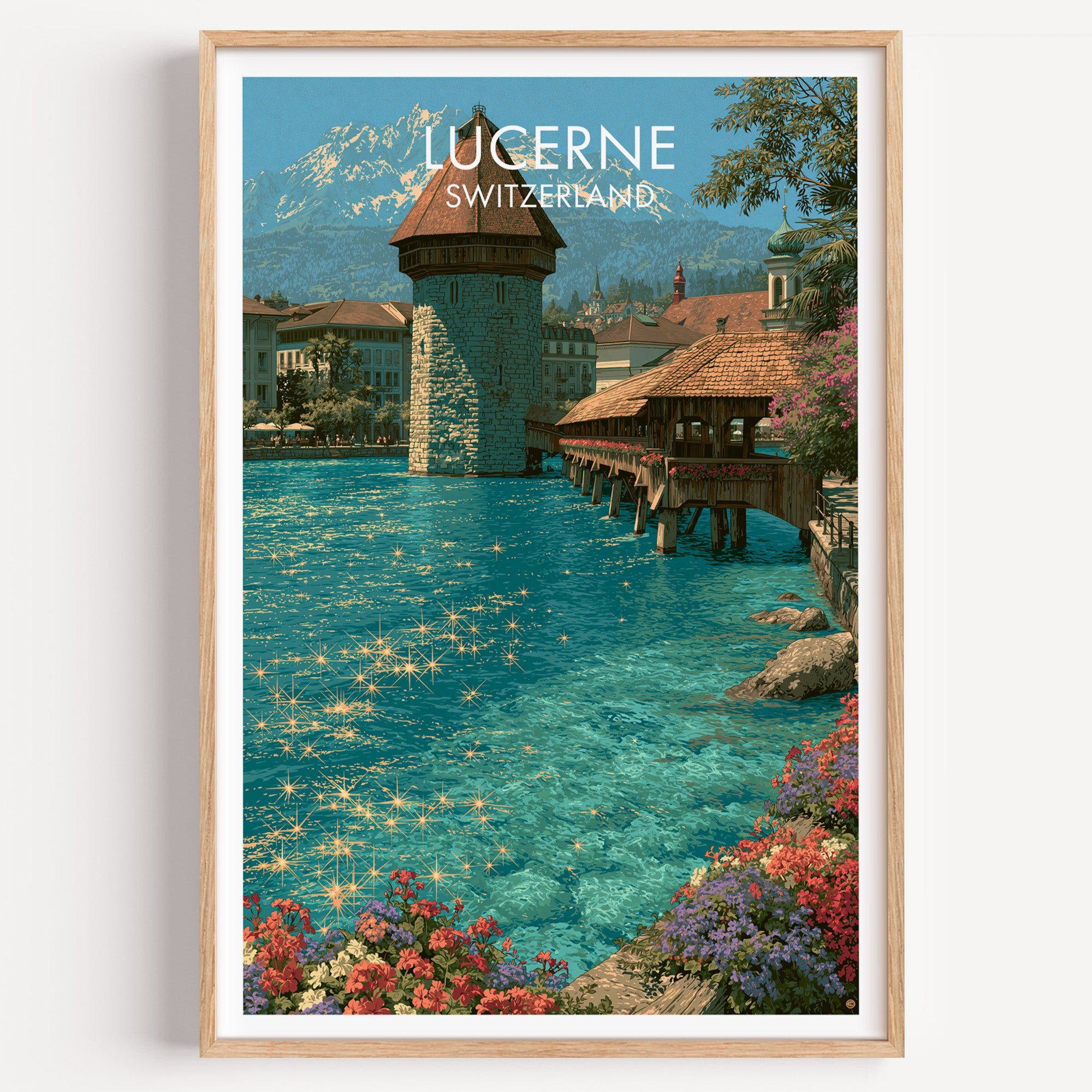 Pont de la Chapelle Lucerne Suisse
