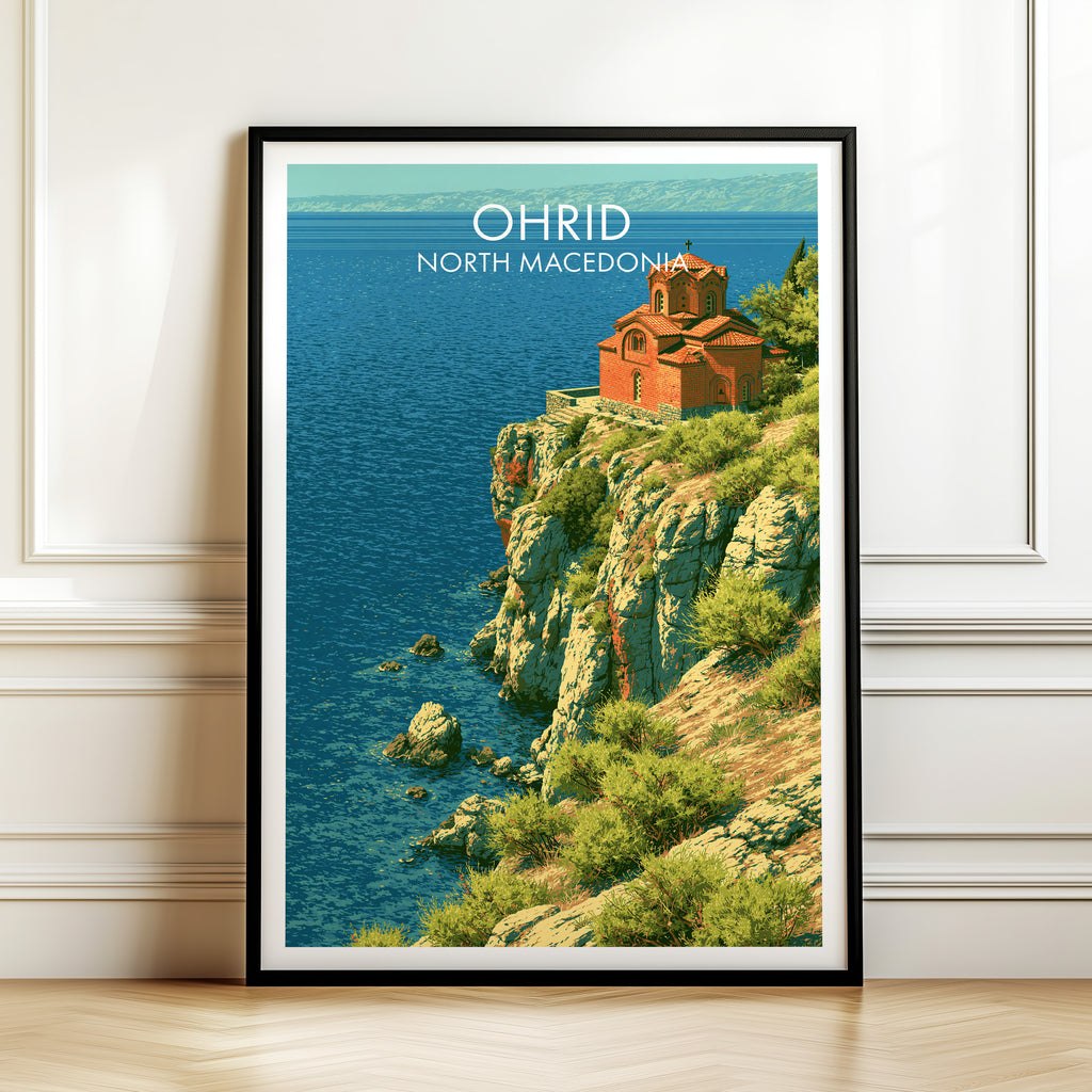 Kirche des Heiligen Johannes von Kaneo Ohrid Nordmazedonien