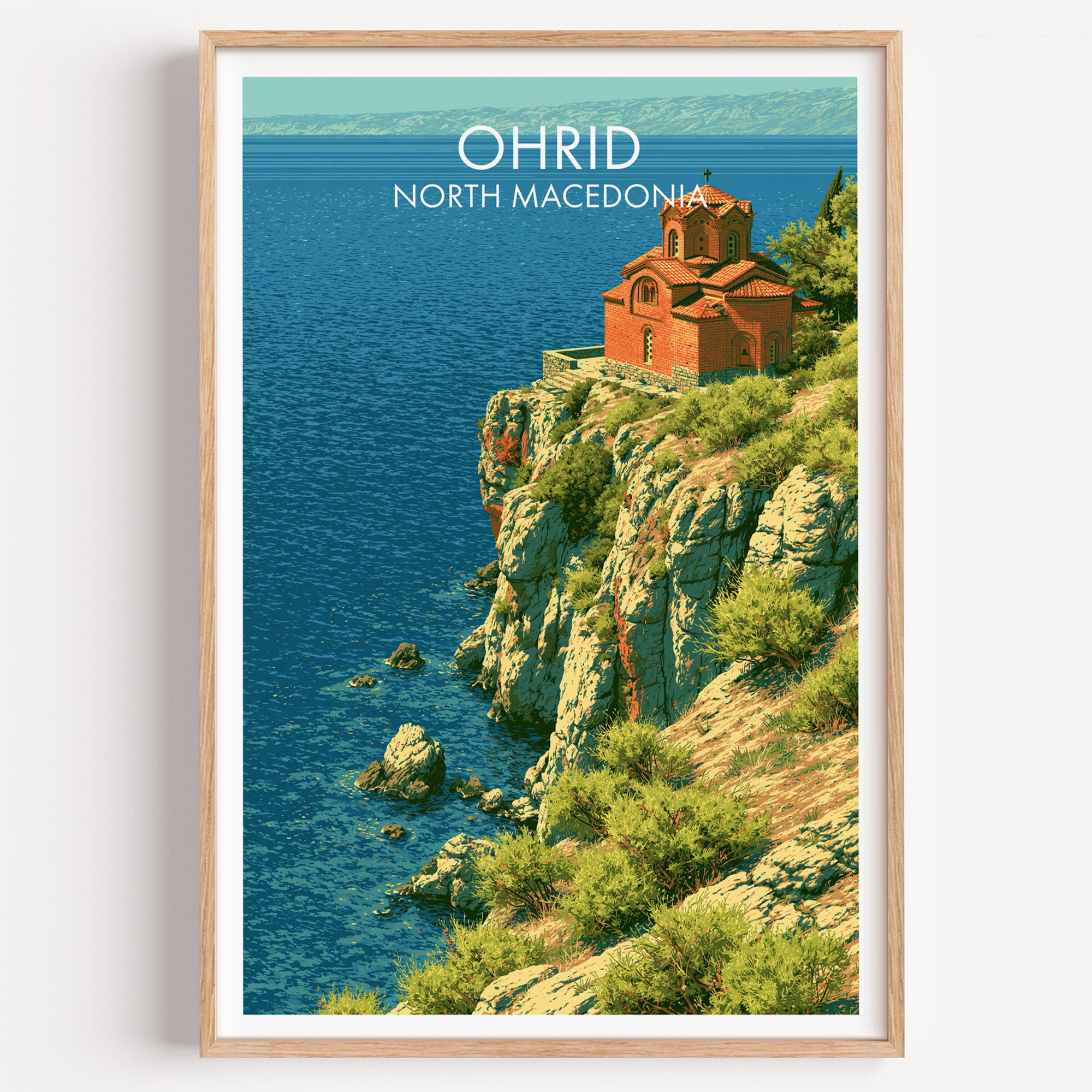 Kirche des Heiligen Johannes von Kaneo Ohrid Nordmazedonien