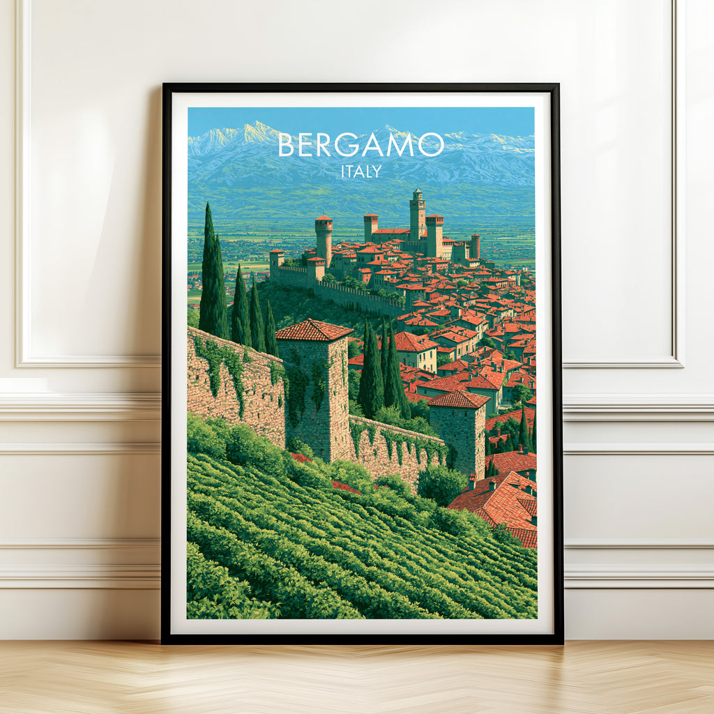Bergame, Italie (Ville Haute)