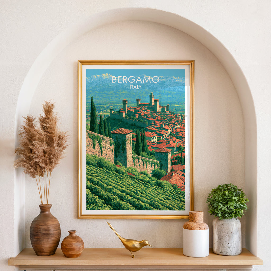 Bergame, Italie (Ville Haute)