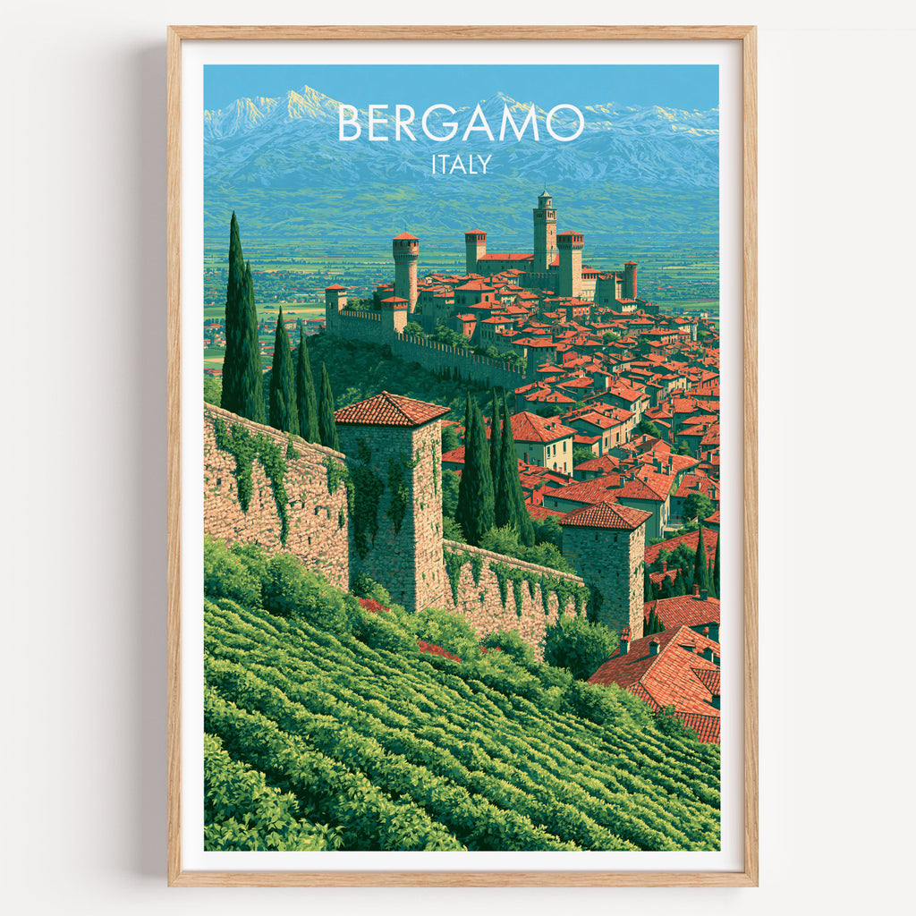 Bergame, Italie (Ville Haute)