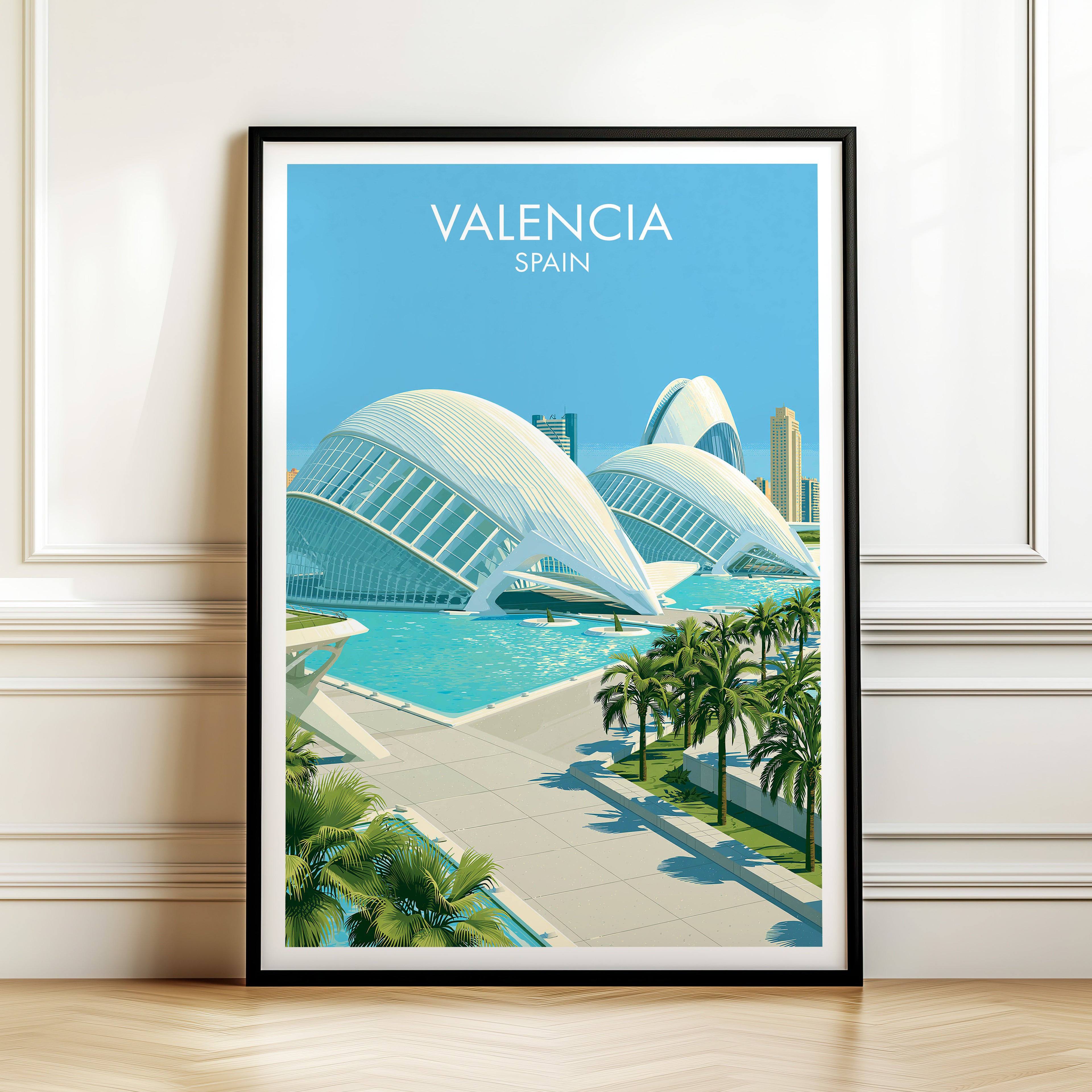 Stadt der Künste Valencia Spanien