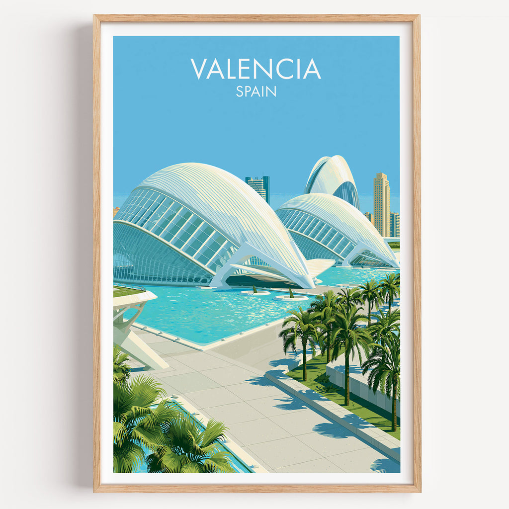Stadt der Künste Valencia Spanien