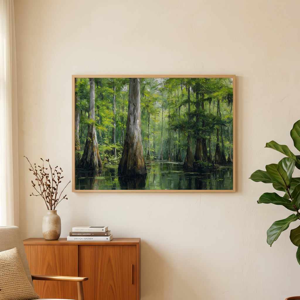 Congaree National Park Oil Painting
