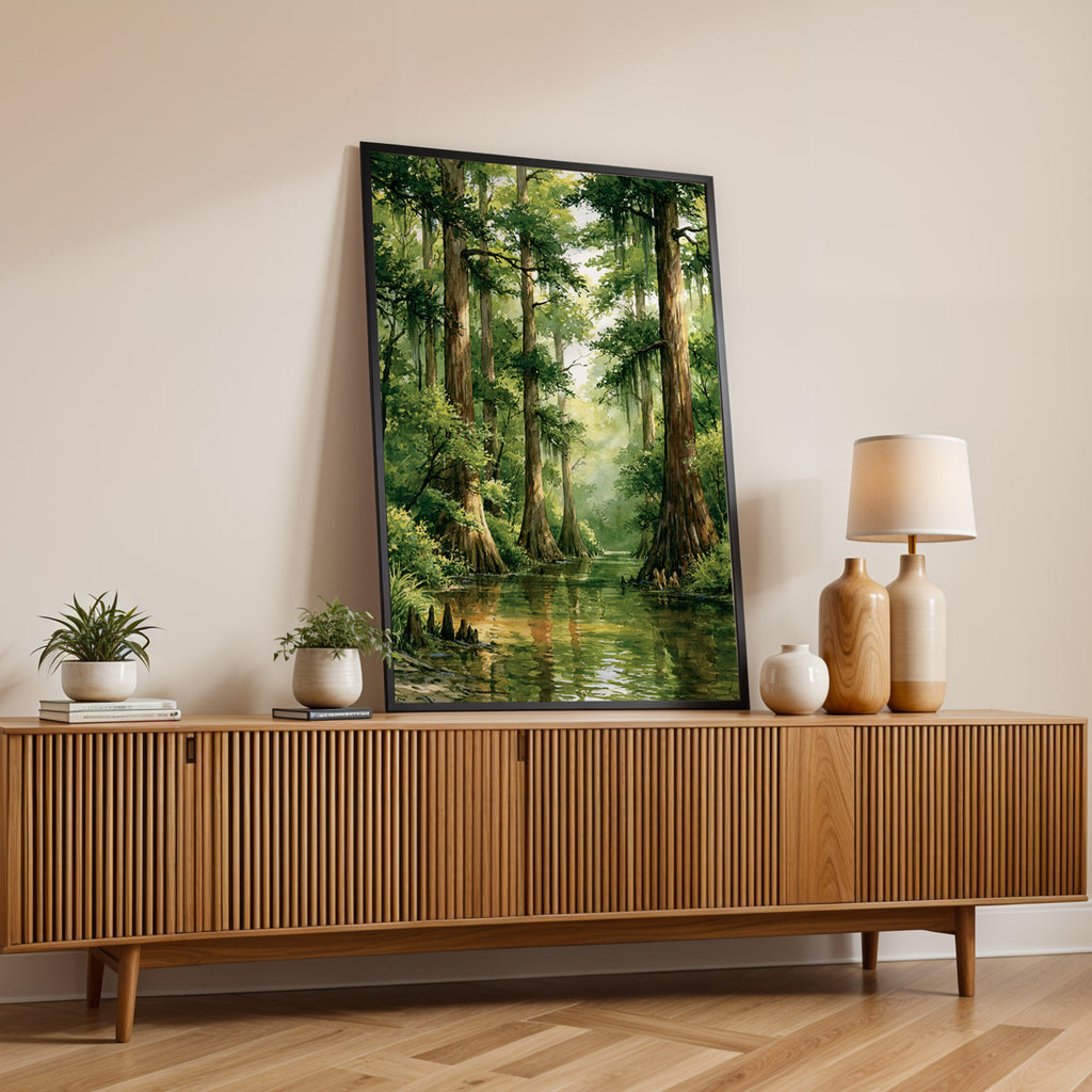 Congaree National Park Watercolor Art