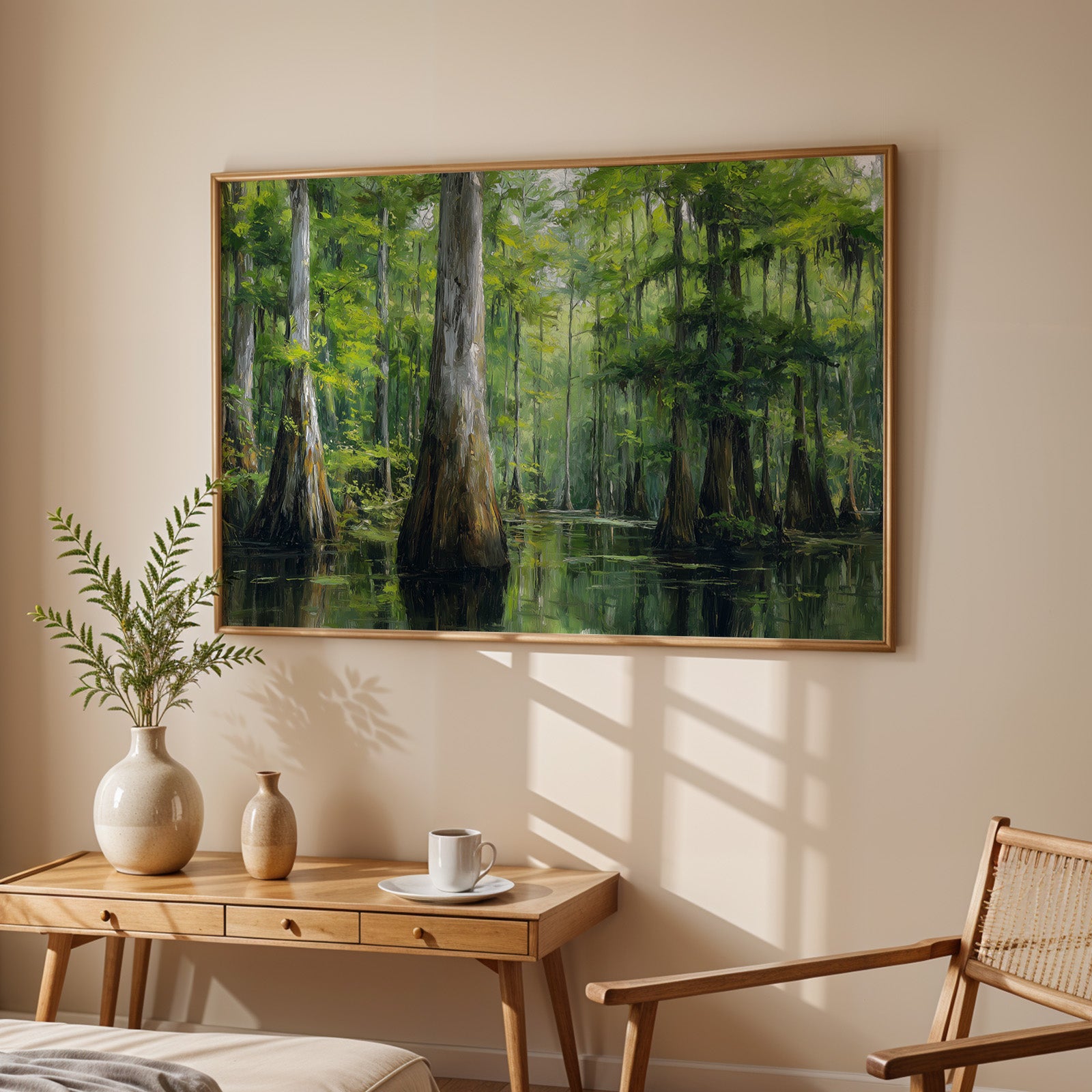 Congaree National Park Oil Painting