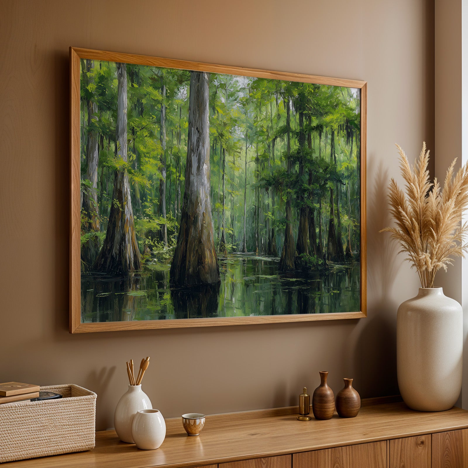 Congaree National Park Oil Painting