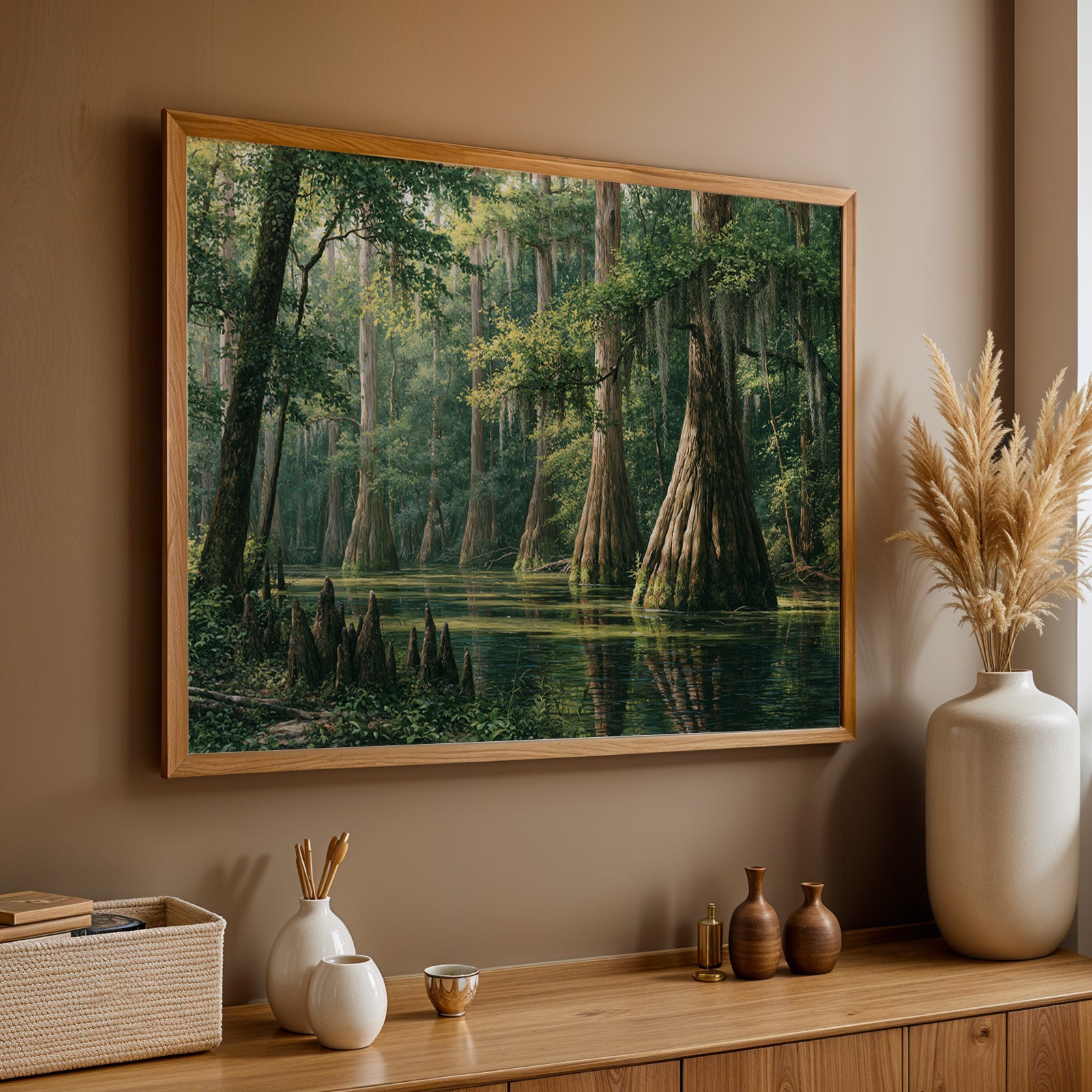 Congaree National Park Classical Oil Painting