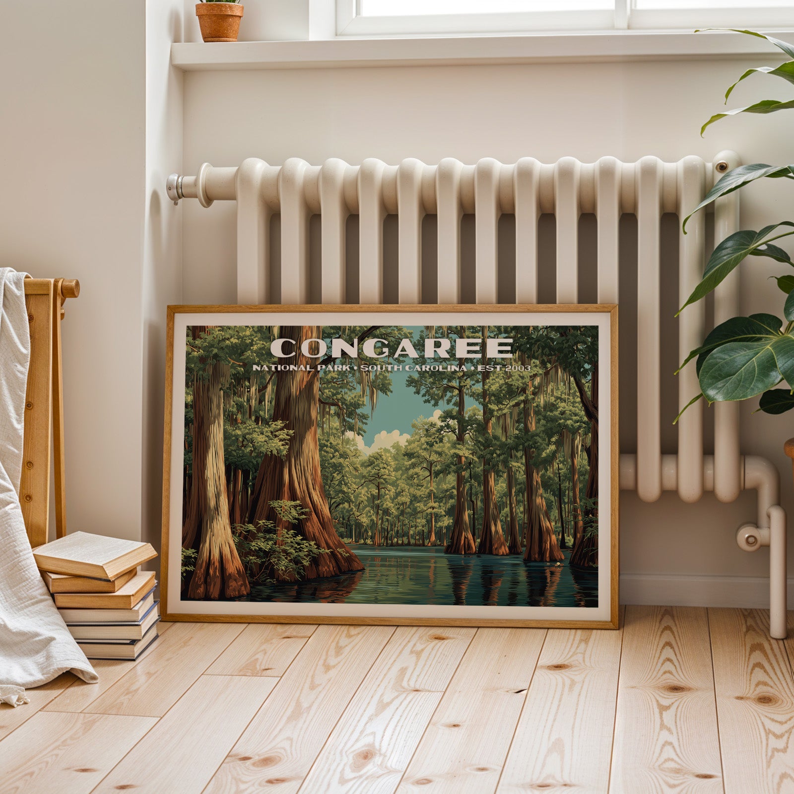 Congaree National Park Horizontal Vintage Art