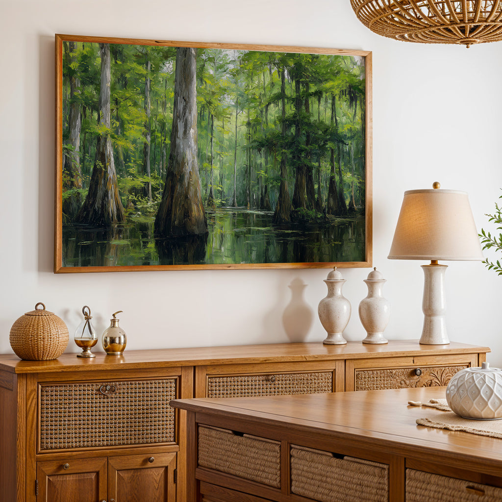 Congaree National Park Oil Painting