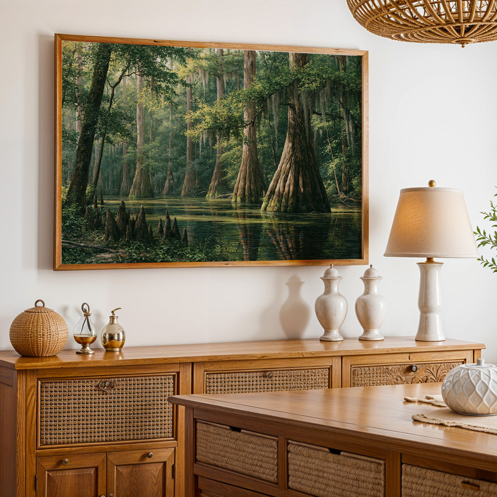 Congaree National Park Classical Oil Painting