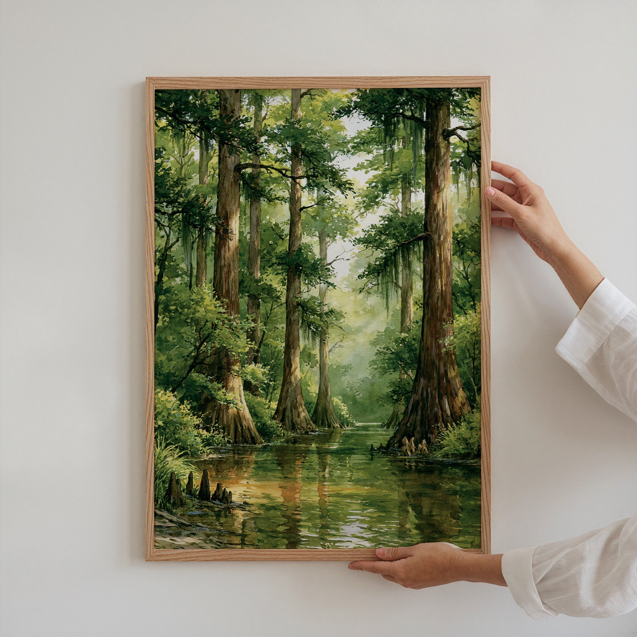 Congaree National Park Watercolor Art