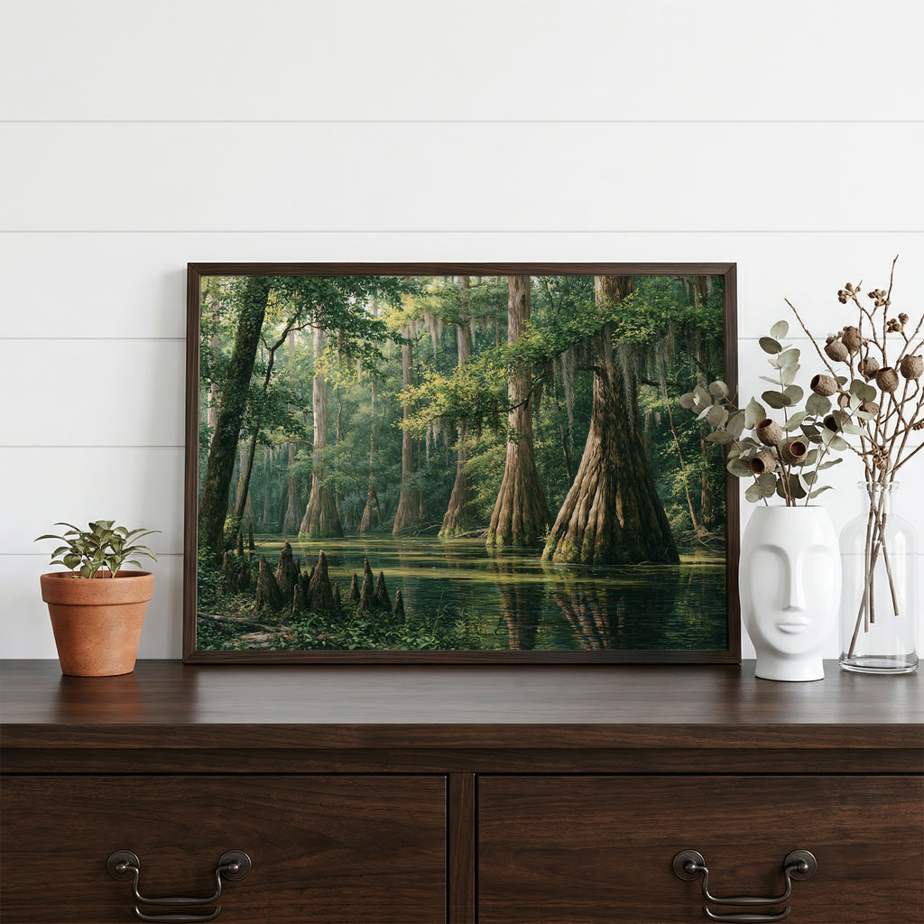 Congaree National Park Classical Oil Painting
