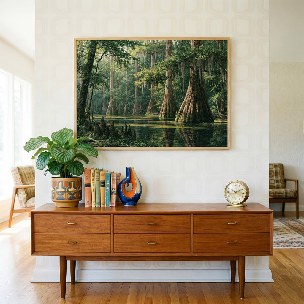 Congaree National Park Classical Oil Painting