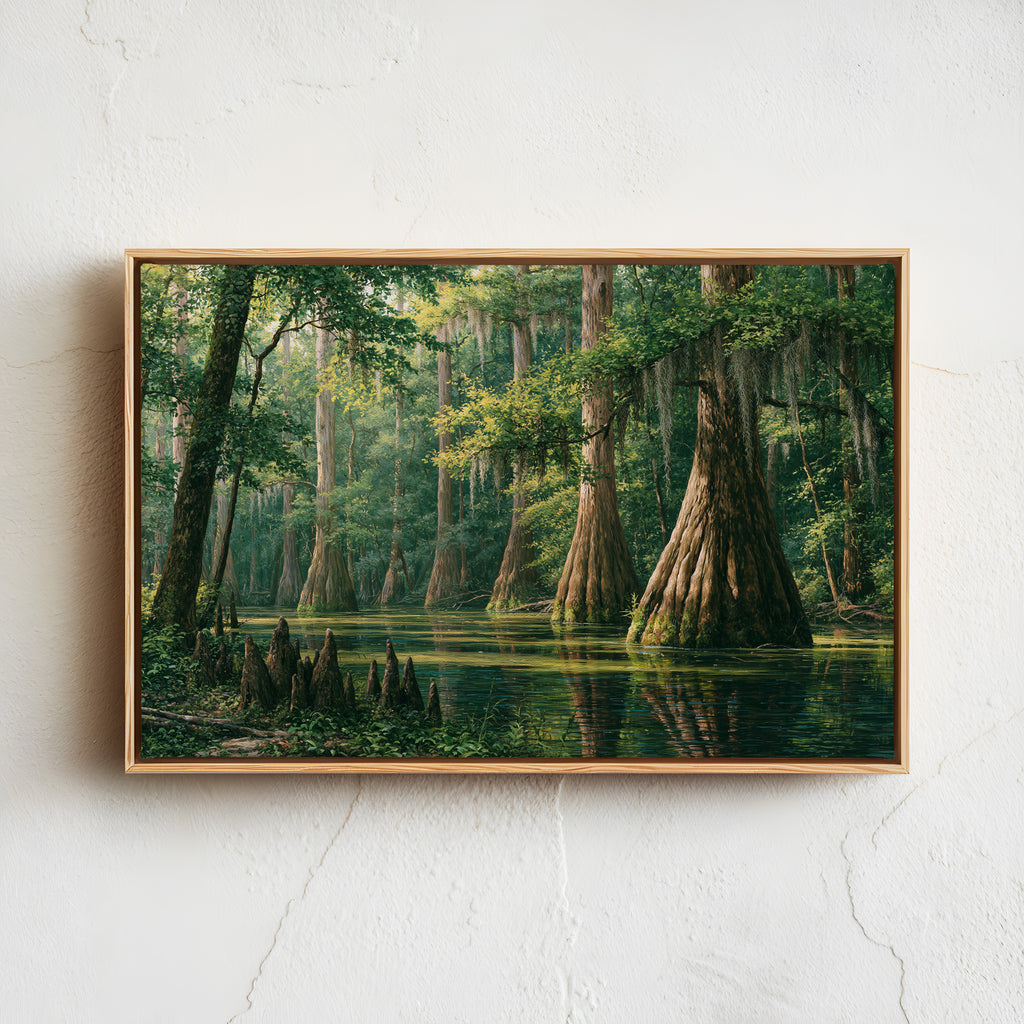 Congaree National Park Classical Oil Painting