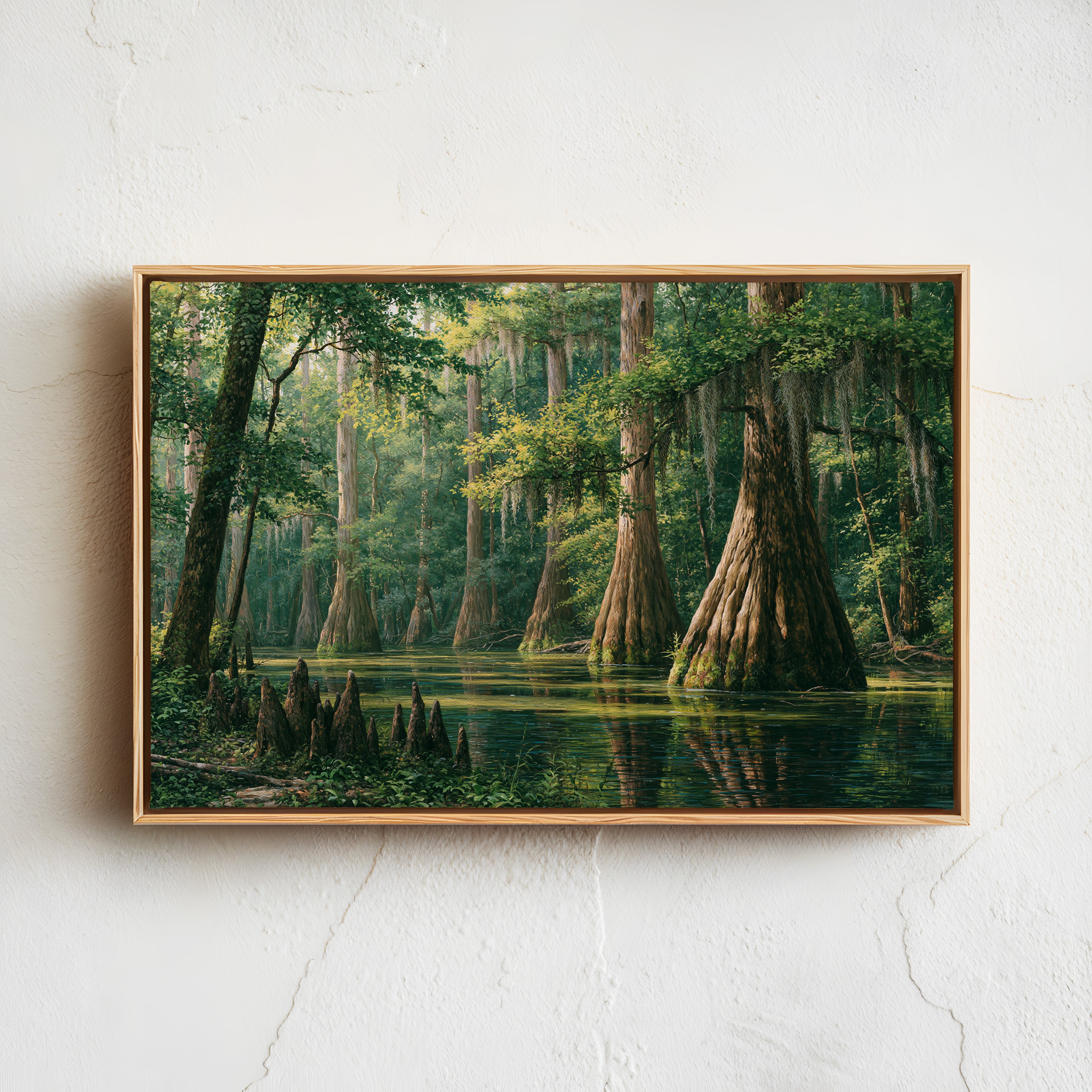 Congaree National Park Classical Oil Painting