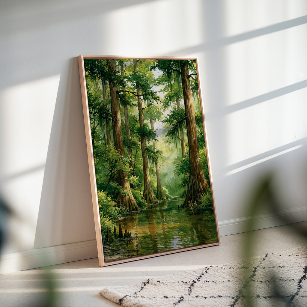 Congaree National Park Watercolor Art