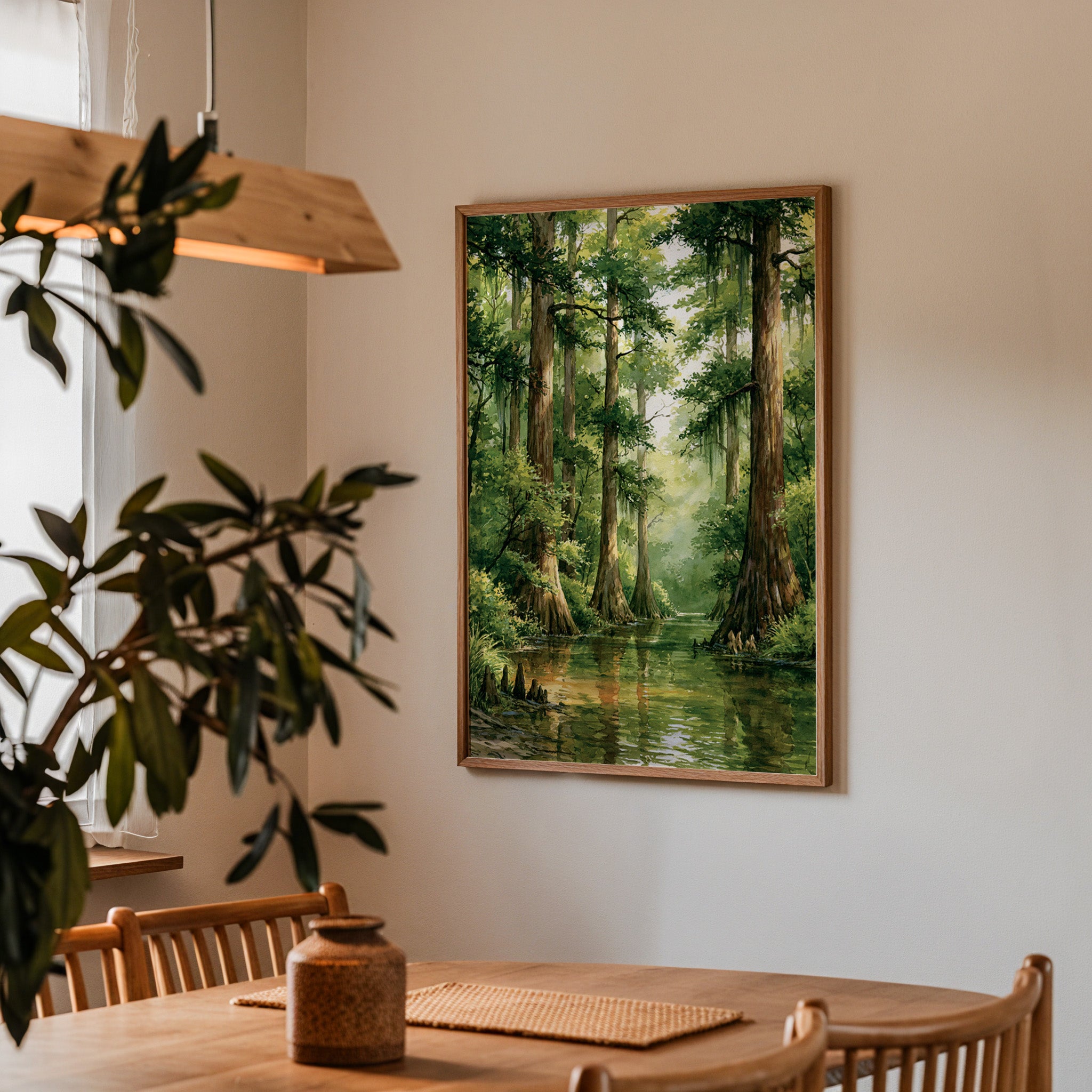 Congaree National Park Watercolor Art