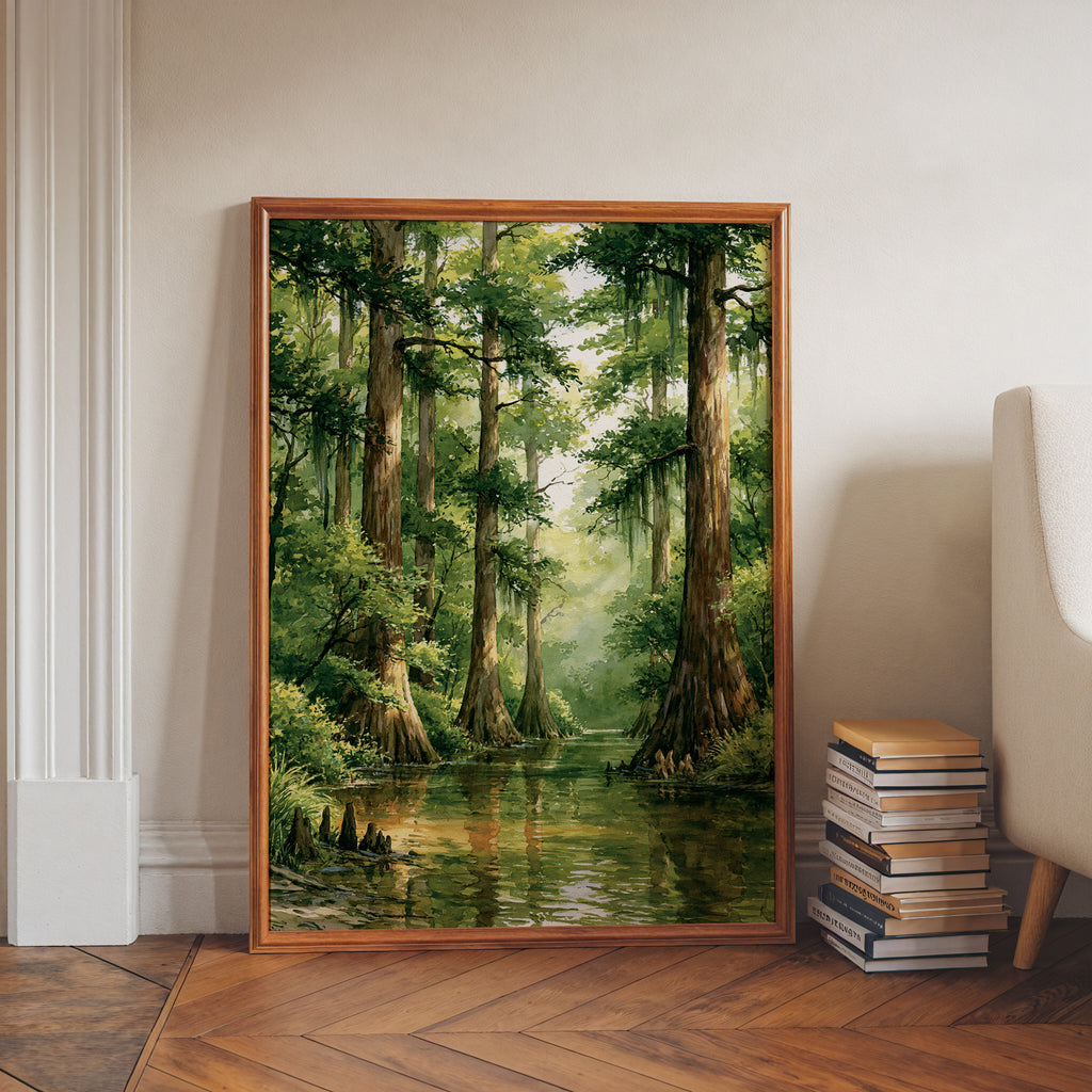 Congaree National Park Watercolor Art
