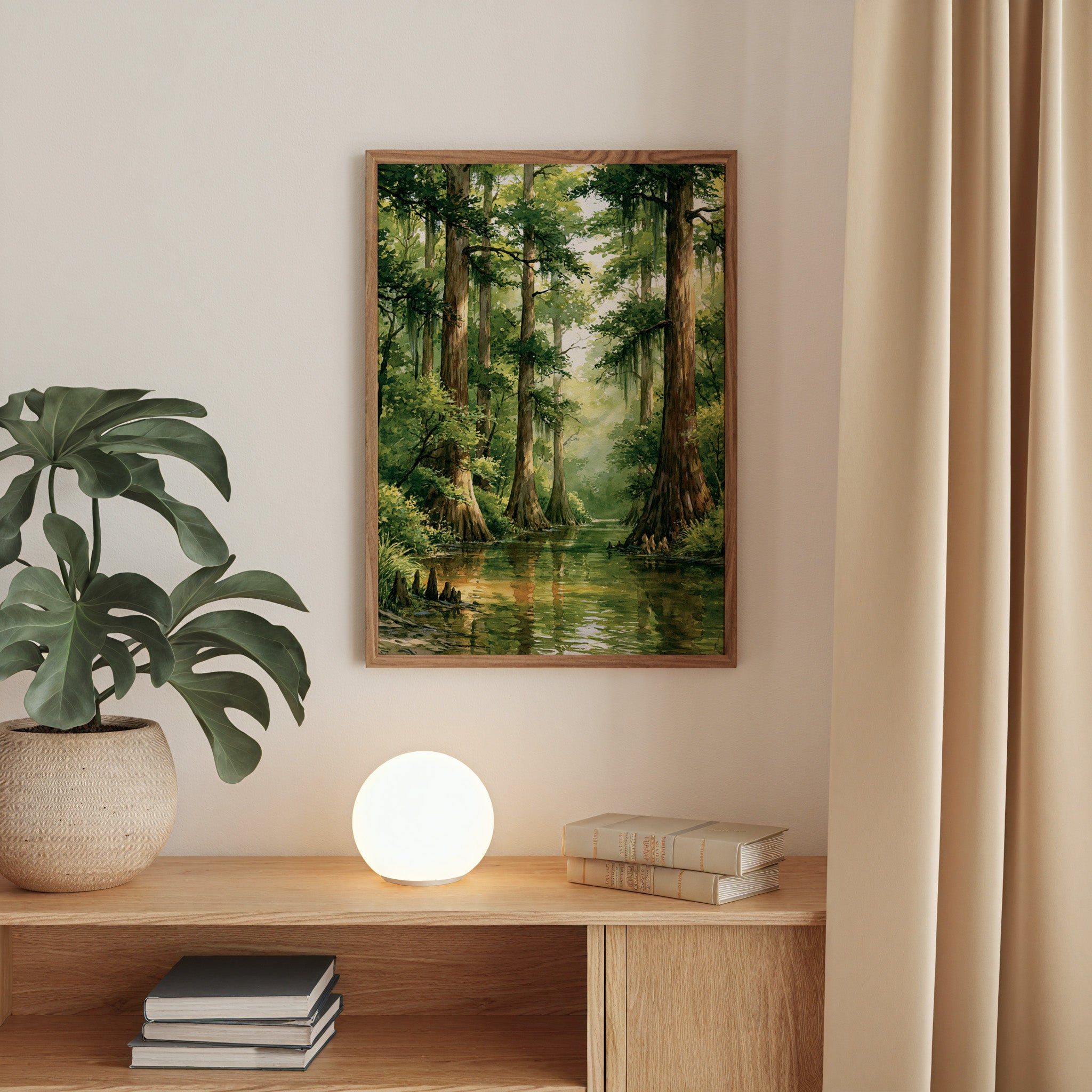Congaree National Park Watercolor Art