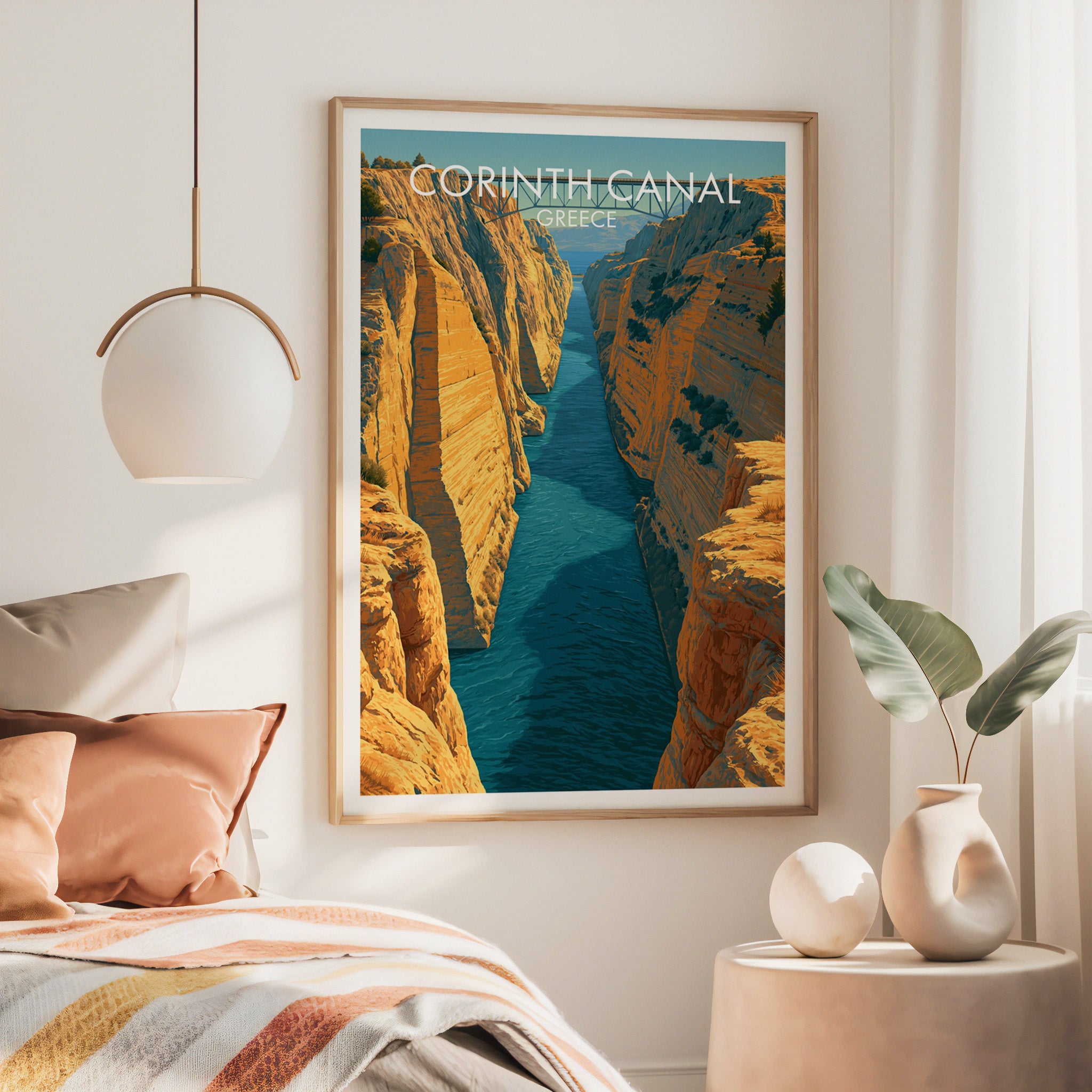 Kanal von Korinth Griechenland