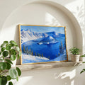 Crater Lake National Park Oil Painting