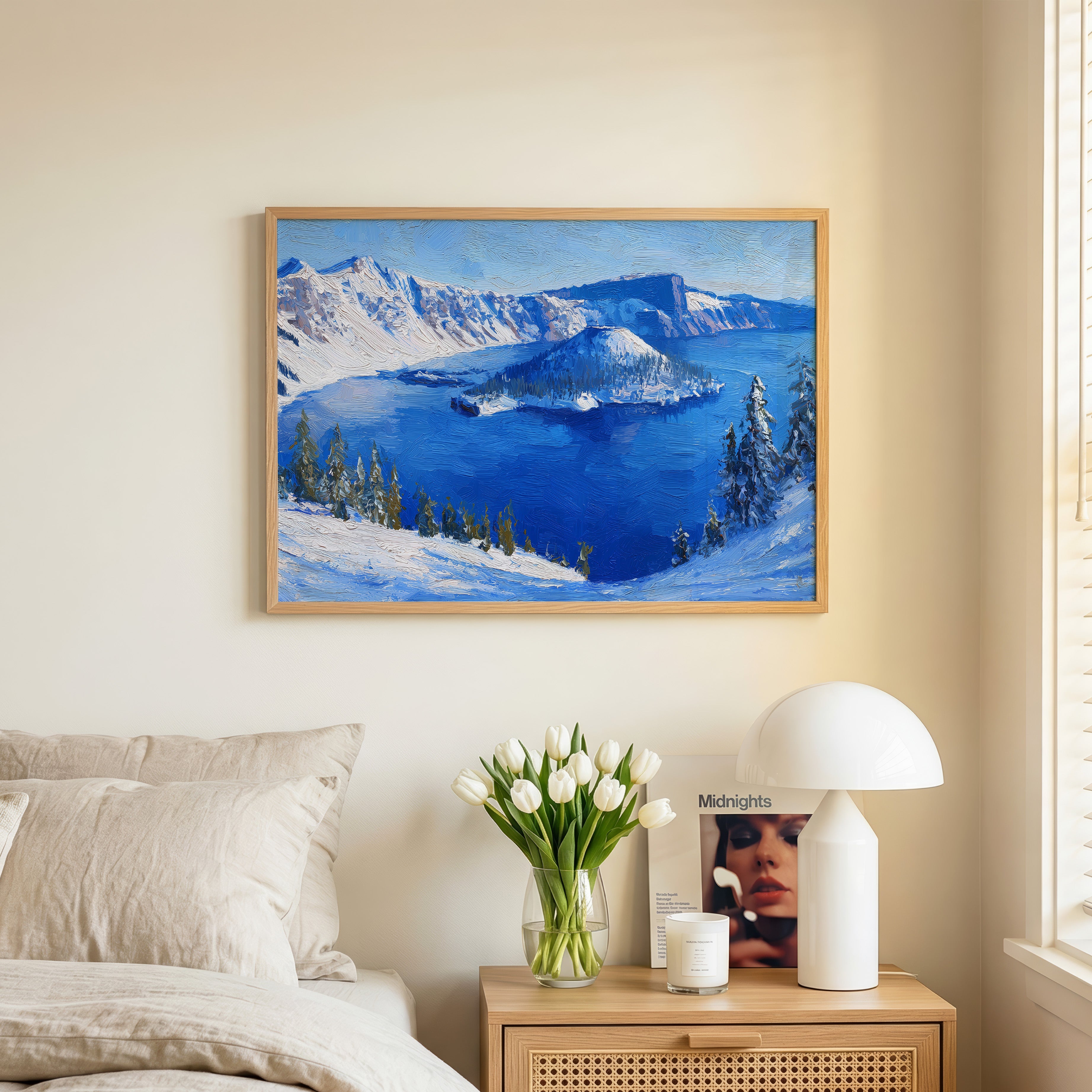 Crater Lake National Park Oil Painting