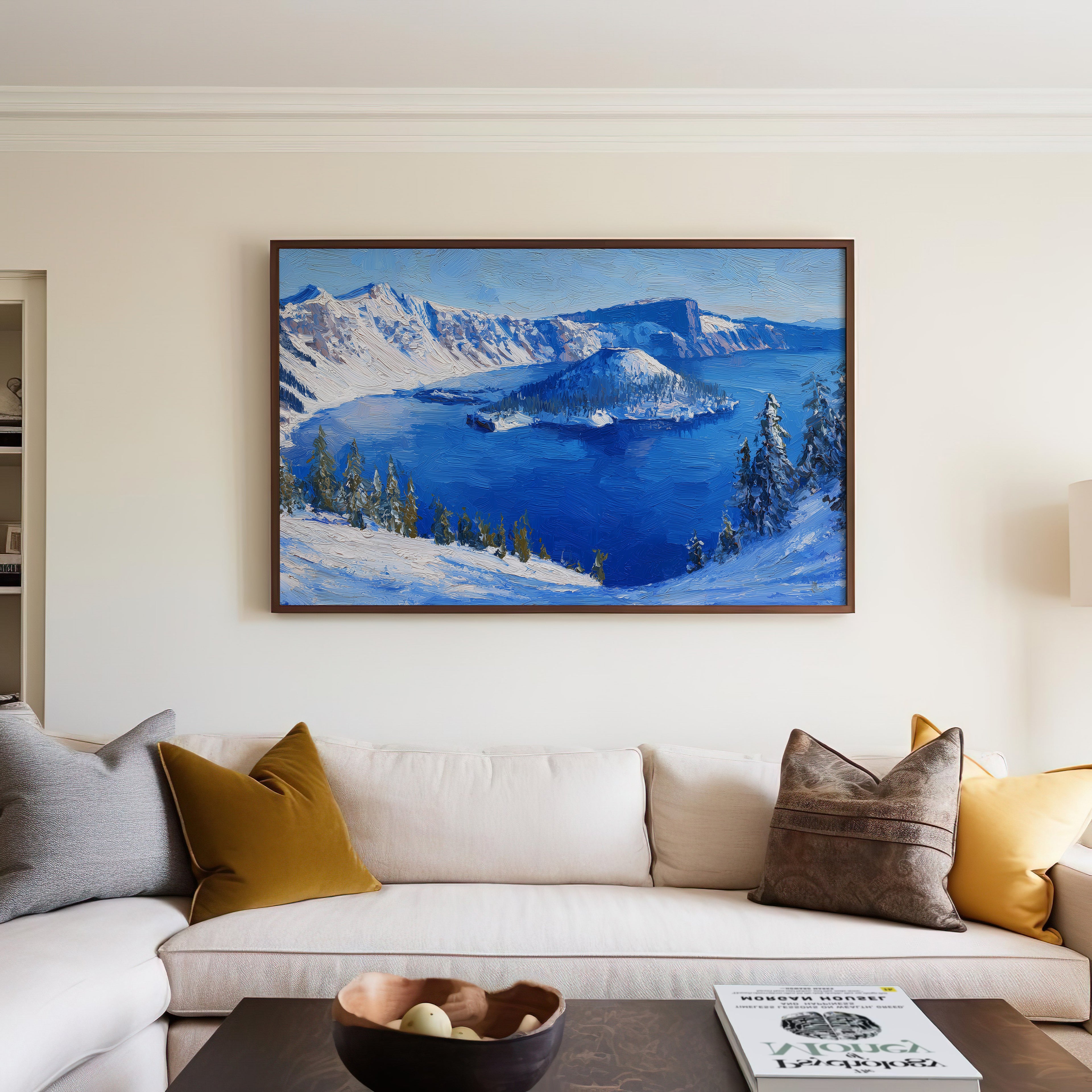 Crater Lake National Park Oil Painting