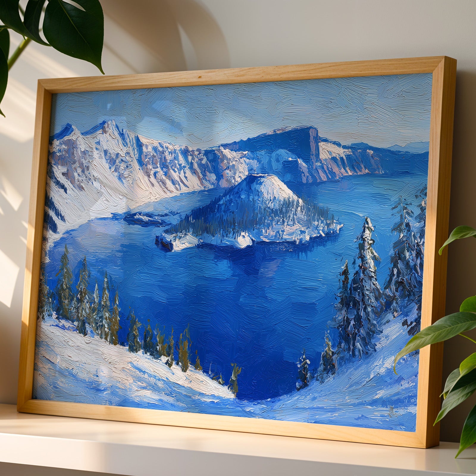 Crater Lake National Park Oil Painting