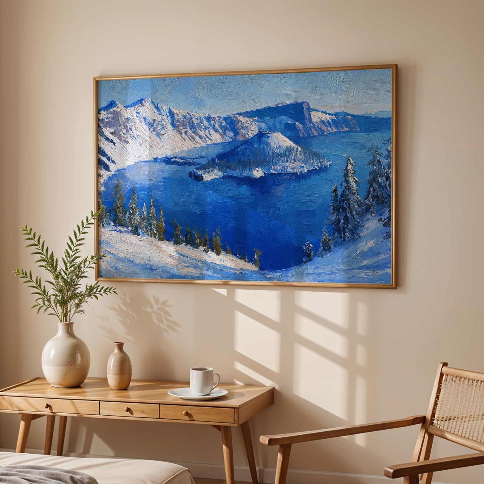 Crater Lake National Park Oil Painting