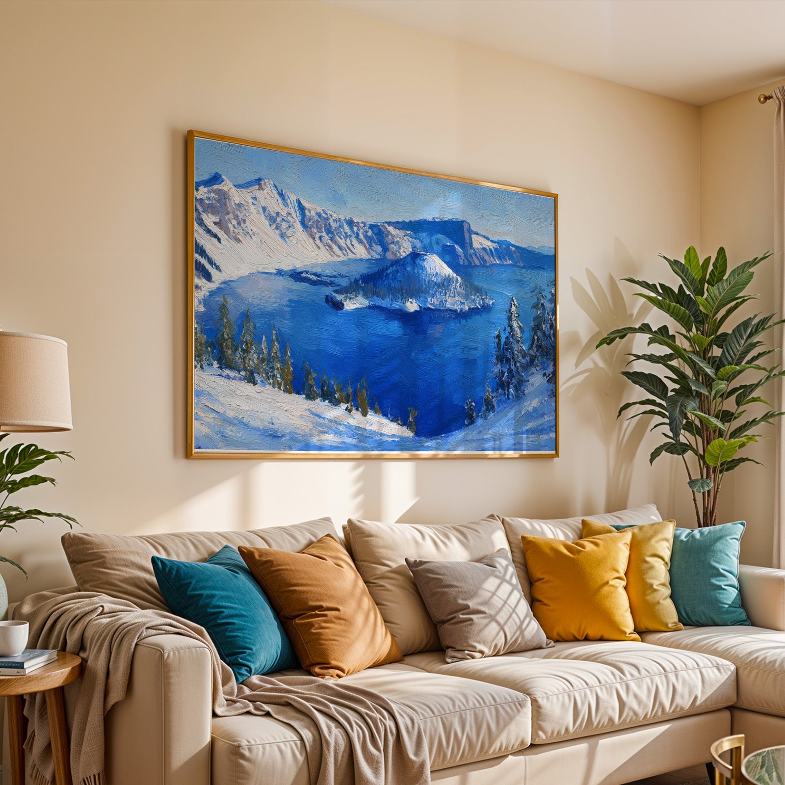 Crater Lake National Park Oil Painting