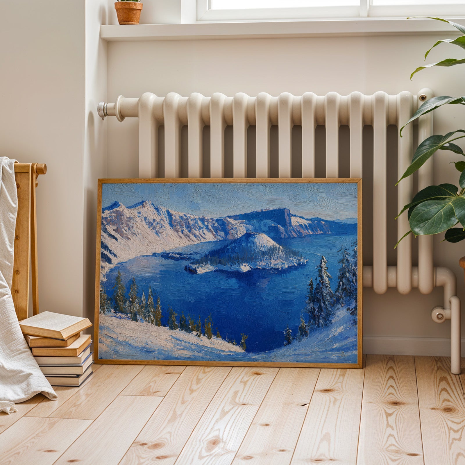 Crater Lake National Park Oil Painting