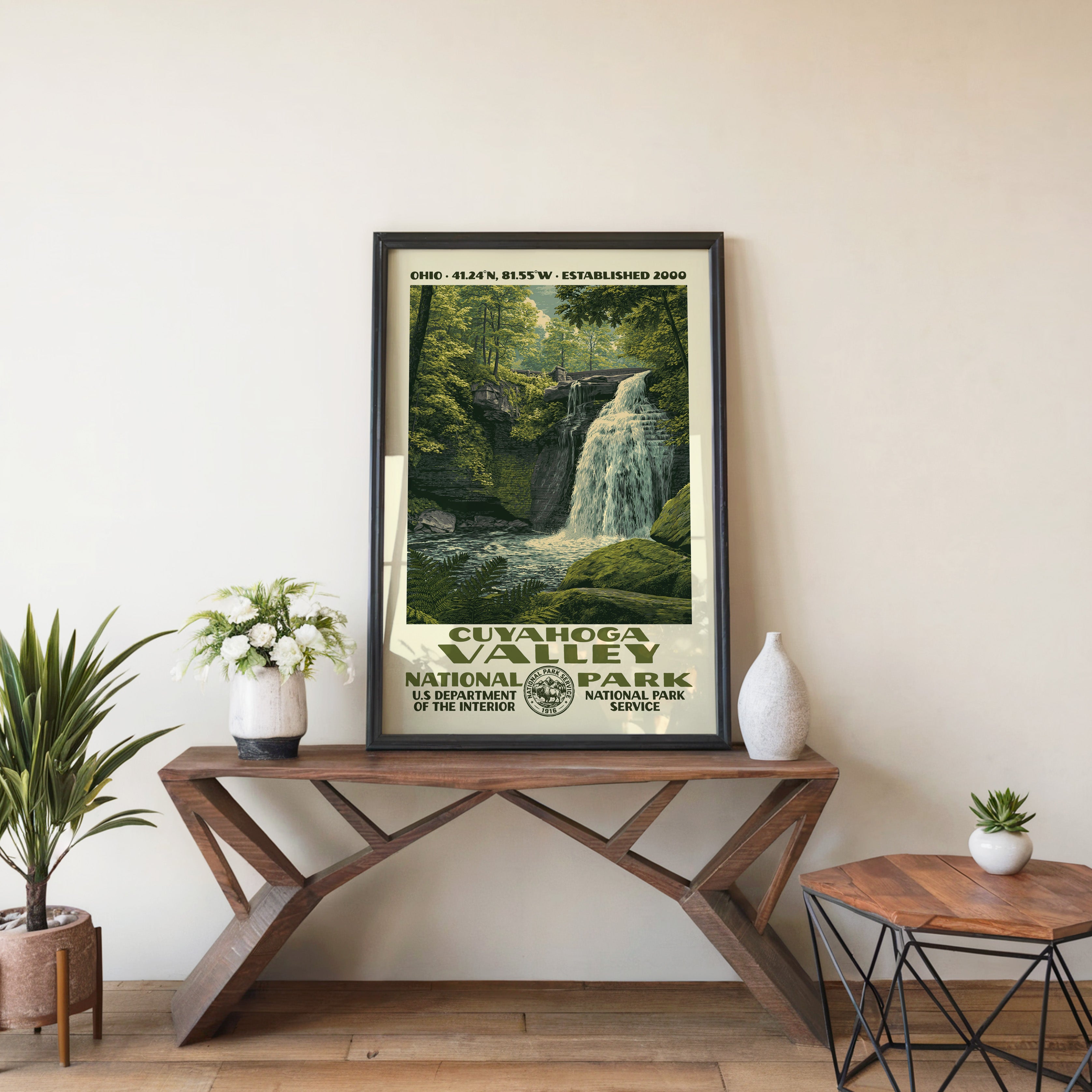 Cuyahoga Valley National Park Vintage WPA Art