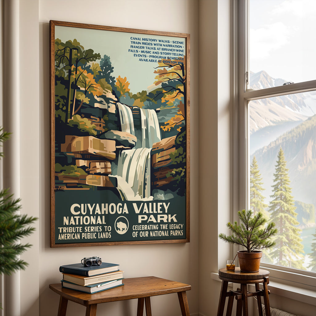 Cuyahoga Valley National Park Vintage WPA Art