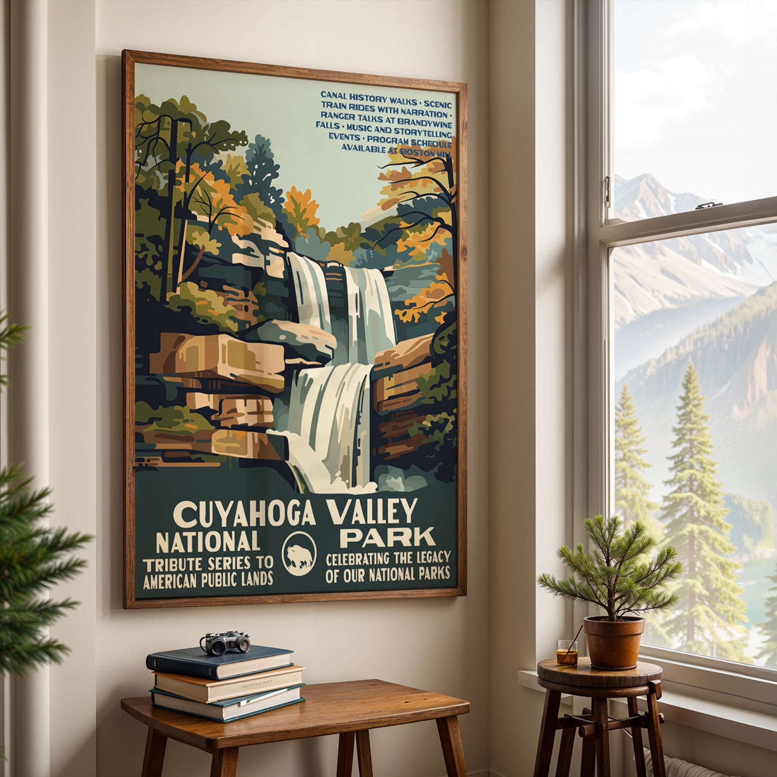 Cuyahoga Valley National Park Vintage WPA Art