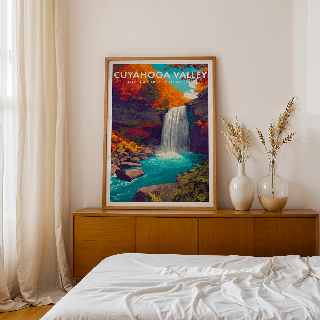Retro Cuyahoga Valley National Park Print